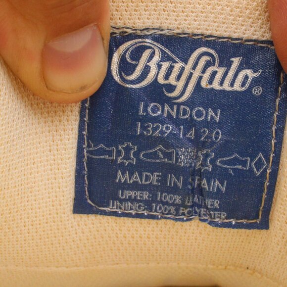 Buffalo London Women’s EU Size39 Classic Platform Mule White Leather Slip On - Picture 11 of 12